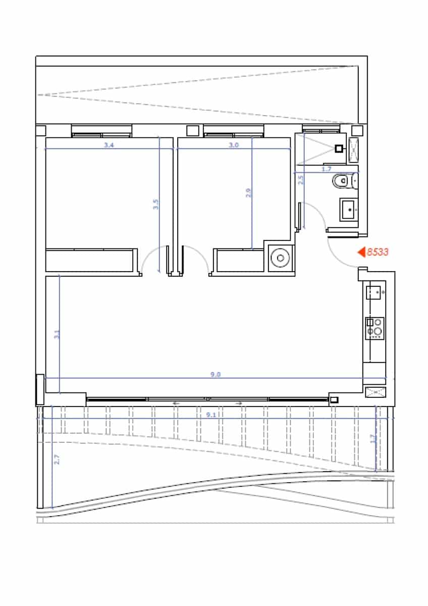 2 sypialnia Penthouse na sprzedaż w Fuengirola z basenem - 475 000 € (Ref: 9727073)