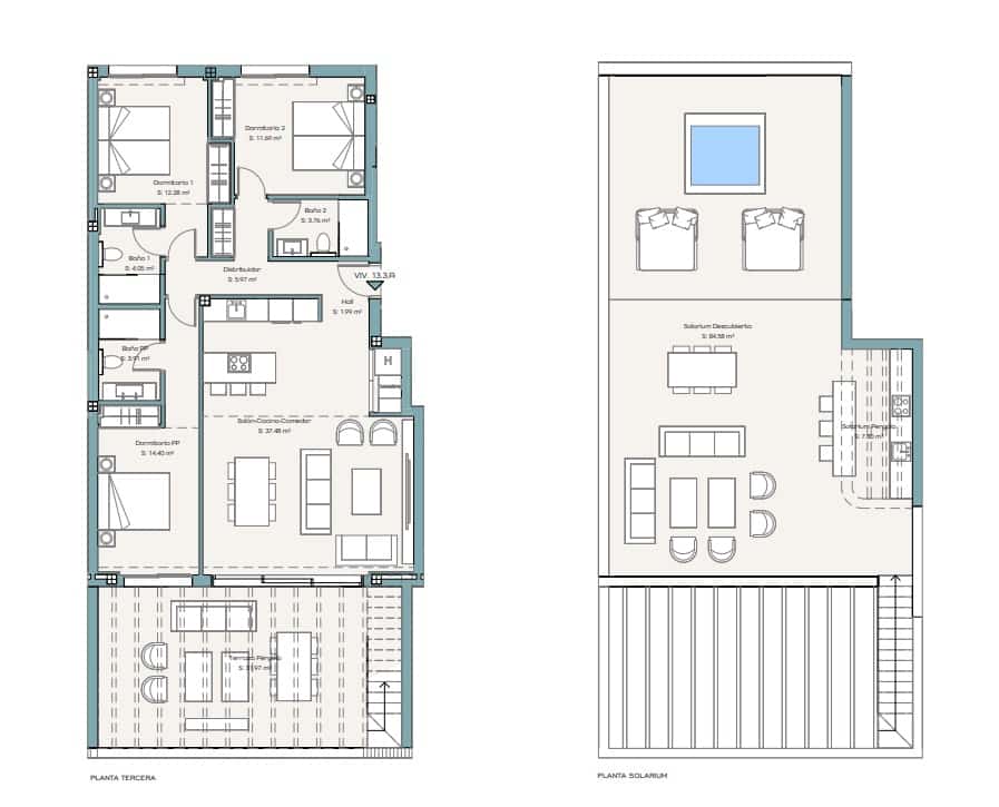 3 soverom Penthouse til salgs i Estepona med svømmebasseng - € 1 039 000 (Ref: 9737776)