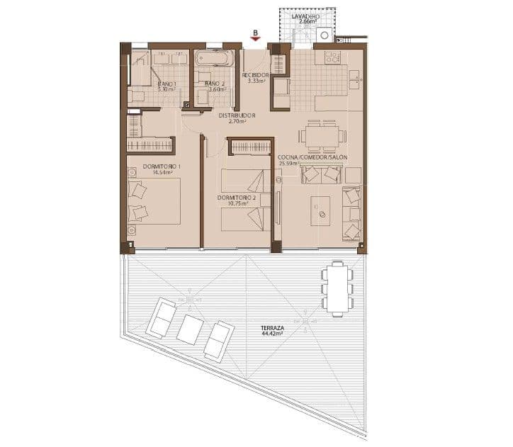 Apartamento de 2 habitaciones en Fuengirola en venta con piscina - 540.000 € (Ref: 9782529)