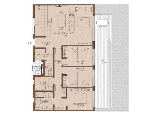 3 soveværelse Lejlighed til salg i Fuengirola med swimmingpool - € 850.000 (Ref: 9782916)