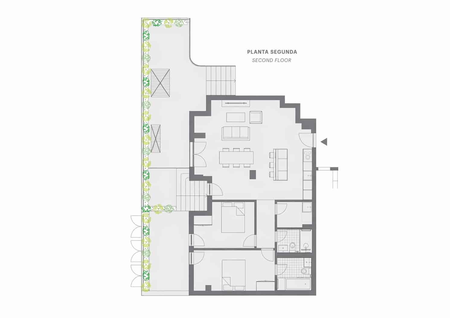 2 camera da letto Appartamento da affittare in Palma de Mallorca con piscina garage - 2.300 € (Rif: 9789618)