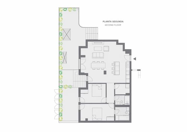 2 camera da letto Appartamento da affittare in El Terreno, Palma de Mallorca con piscina garage - 2.300 € (Rif: 9789618)