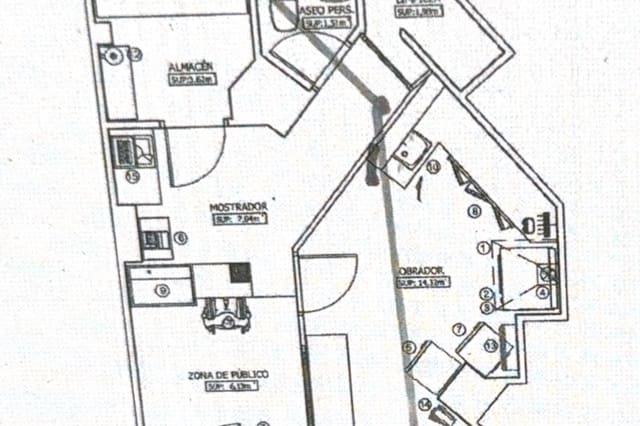 1 soverom Kommersiell til salgs i Centro ciudad, Fuengirola - € 35 000 (Ref: 9854409)