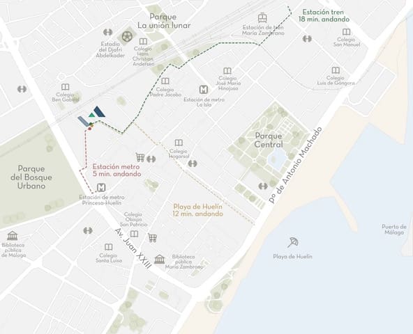 2 camera da letto Appartamento in vendita in Ind La Pelusa, Malaga città con piscina - 409.940 € (Rif: 9877558)