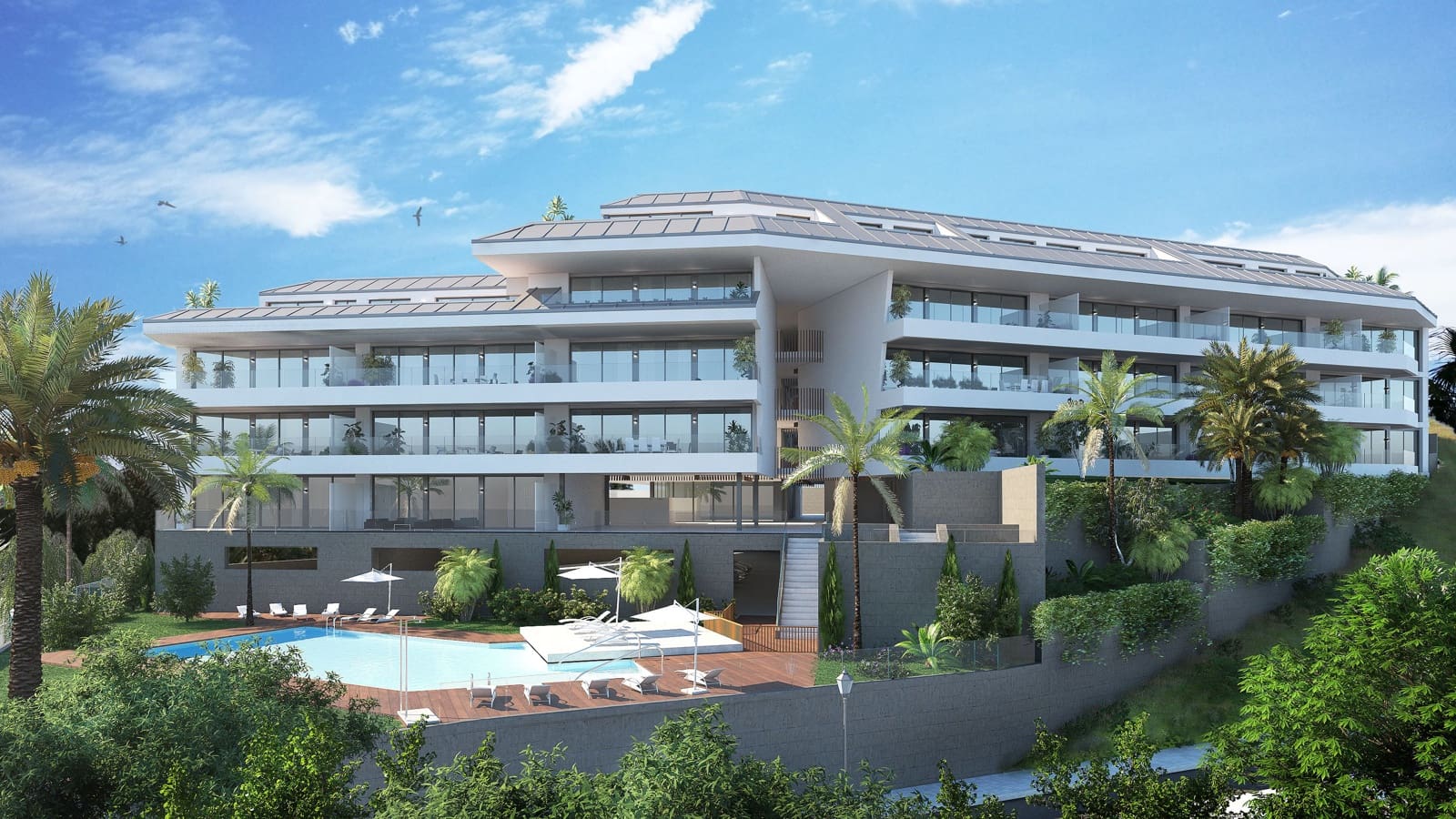2 soveværelse Lejlighed til salg i Fuengirola med swimmingpool - € 399.000 (Ref: 9892963)