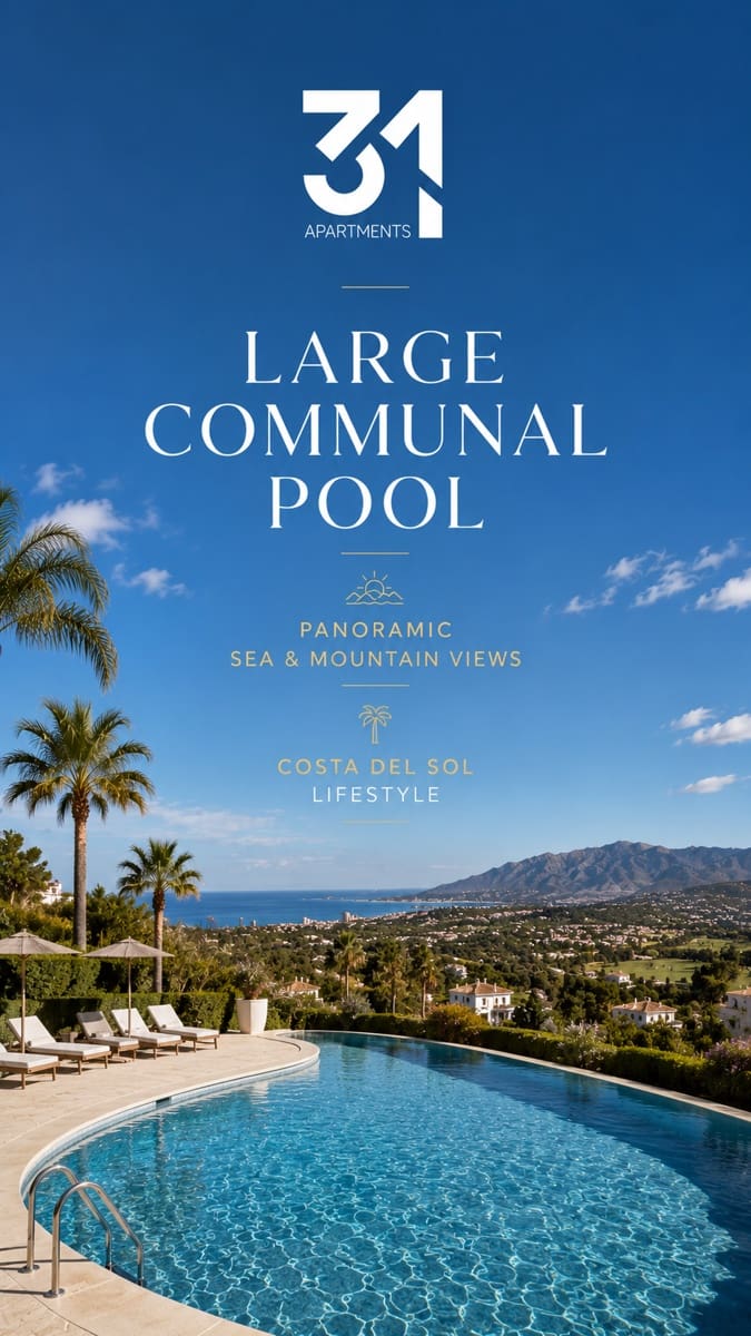 2 Zimmer Apartment zu verkaufen in Mijas Costa mit Pool - 420.000 € (Ref: 9913404)