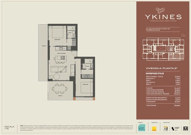 2 makuuhuone Kattohuoneisto myytävänä paikassa Torremolinos mukana uima-altaan - 692 000 € (Ref: 9917638)