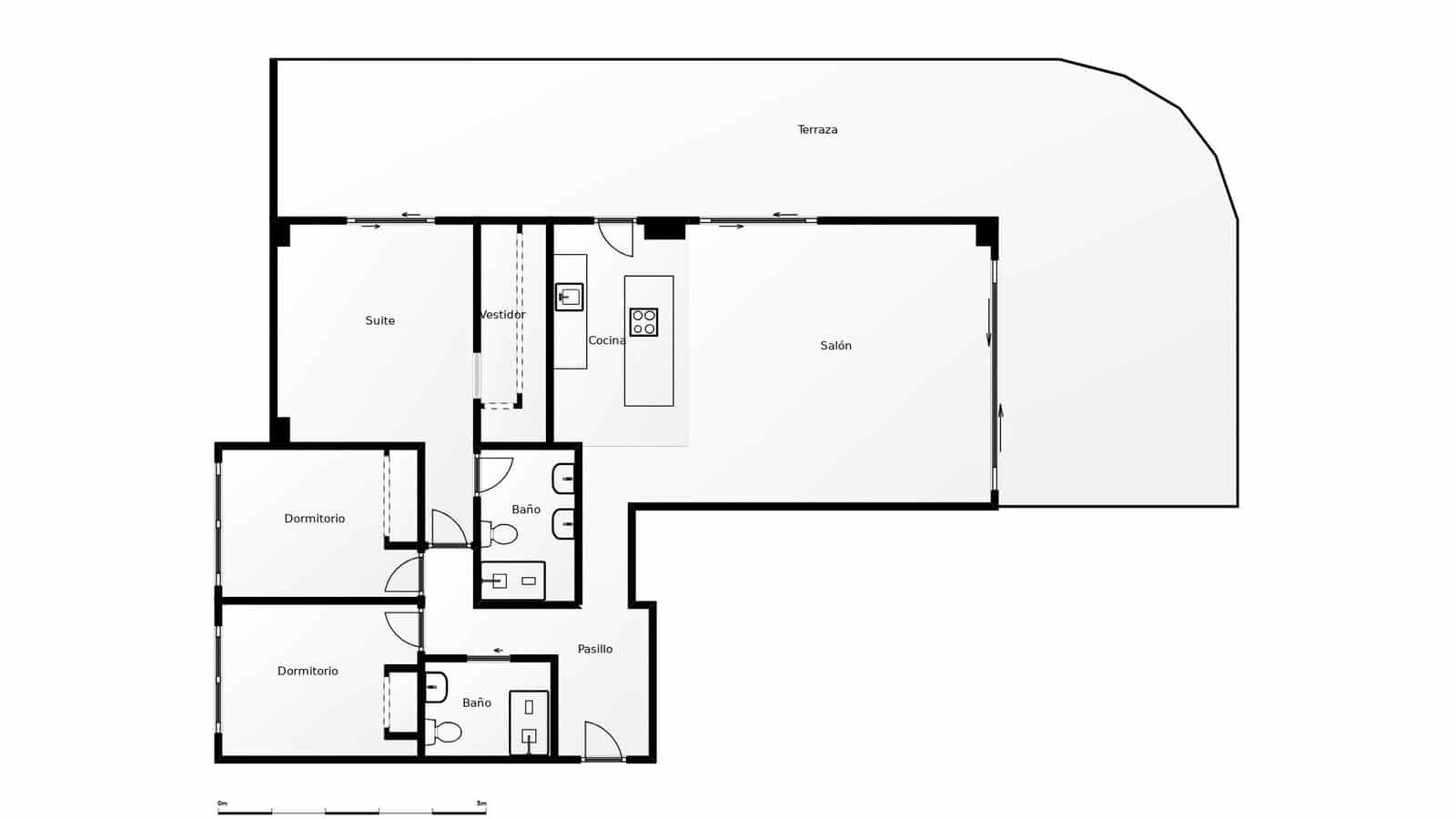 Apartamento de 3 habitaciones en Fuengirola en venta con piscina - 738.000 € (Ref: 9921925)