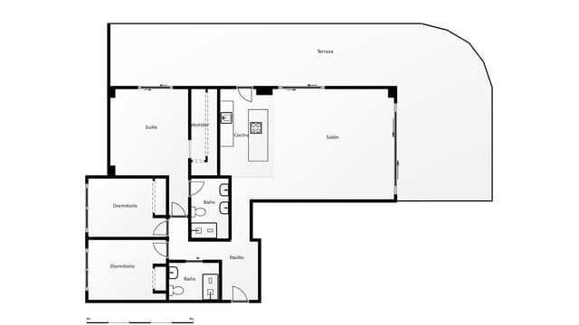 Apartamento de 3 habitaciones en El Higuerón, Fuengirola en venta con piscina - 738.000 € (Ref: 9921925)
