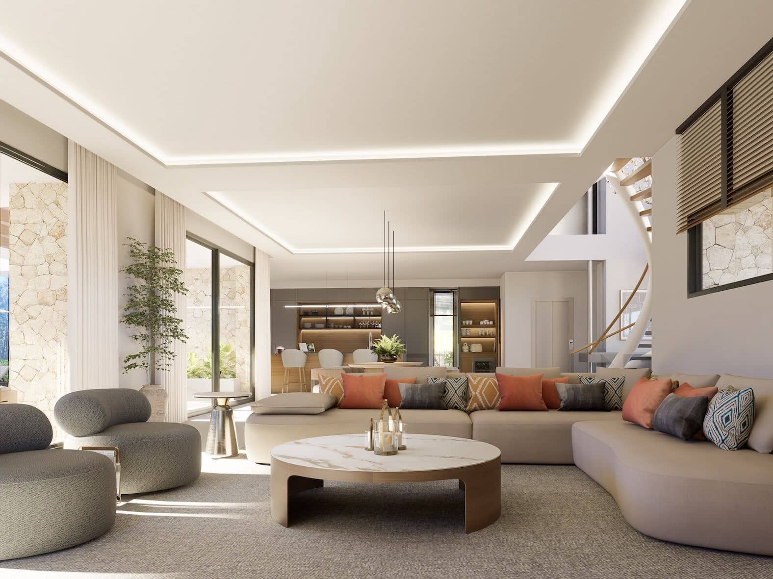 5 quarto Casa em Banda para venda em Mijas Costa com piscina - 2 500 000 € (Ref: 9928055)