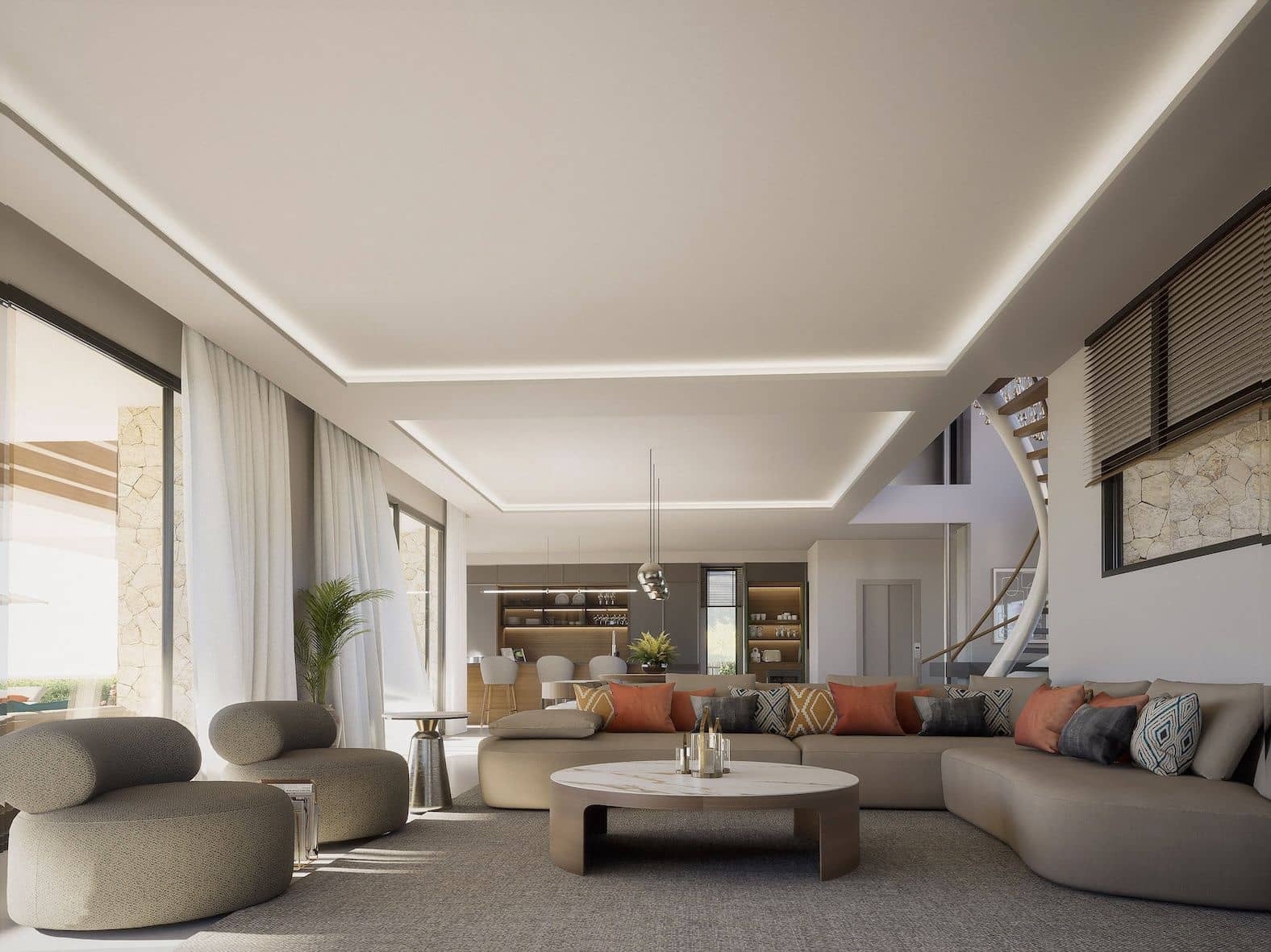 5 quarto Casa em Banda para venda em Mijas Costa com piscina - 2 500 000 € (Ref: 9928055)