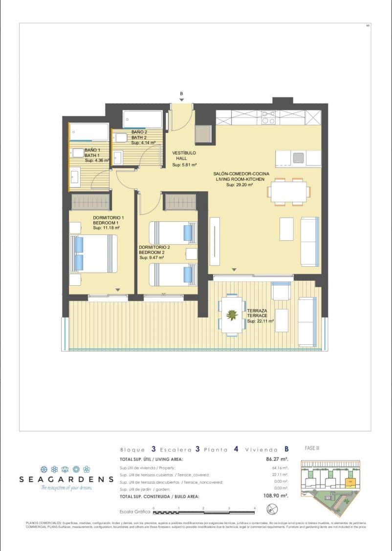 2 soveværelse Lejlighed til salg i Campoamor med swimmingpool - € 369.000 (Ref: 10165585)