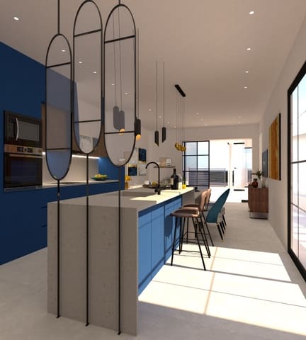 Pareado de 3 habitaciones en Las Lomas de Rame - Bahía Bella, Los Alcázares en venta con piscina - 499.000 € (Ref: 9403981)