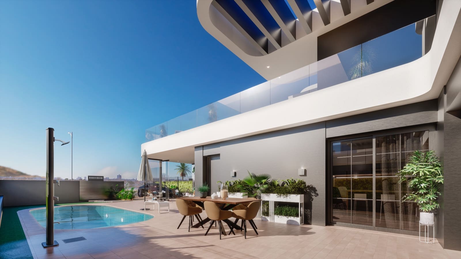 3 bedroom Semi-detached Villa for sale in Los Alcazares with pool - € 499,000 (Ref: 9403981)