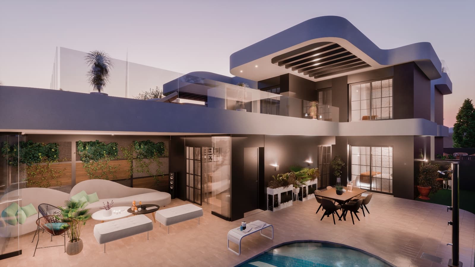 3 bedroom Semi-detached Villa for sale in Los Alcazares with pool - € 499,000 (Ref: 9403981)