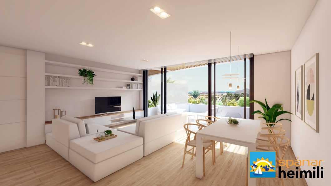 2 makuuhuone Huoneisto myytävänä paikassa La Manga Club mukana uima-altaan - 335 000 € (Ref: 9404001)