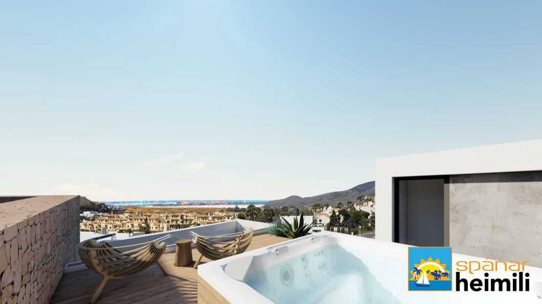 2 makuuhuone Huoneisto myytävänä paikassa La Manga Club mukana uima-altaan - 335 000 € (Ref: 9404001)