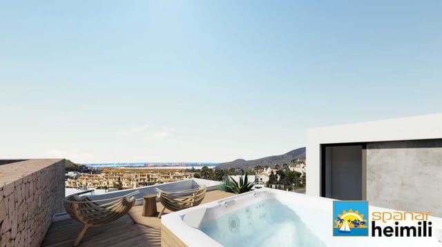 2 makuuhuone Huoneisto myytävänä paikassa La Manga Club, Cartagena mukana uima-altaan - 335 000 € (Ref: 9404001)