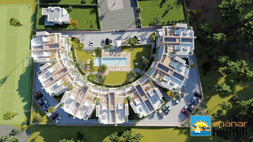 2 makuuhuone Huoneisto myytävänä paikassa La Manga Club mukana uima-altaan - 335 000 € (Ref: 9404001)