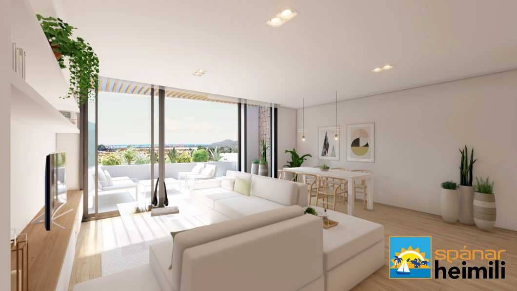 2 makuuhuone Huoneisto myytävänä paikassa La Manga Club mukana uima-altaan - 335 000 € (Ref: 9404001)