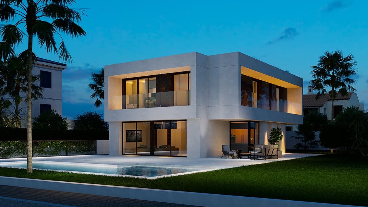 Chalet de 5 habitaciones en La Zenia en venta con piscina - 1.695.000 € (Ref: 9404022)