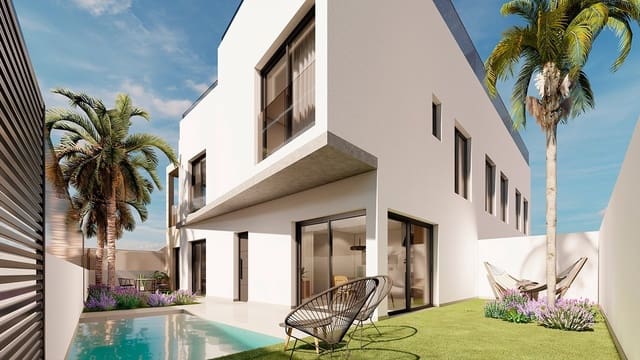 Bungalow de 2 habitaciones en Lo Pagan, San Pedro del Pinatar en venta con piscina - 245.900 € (Ref: 9404026)