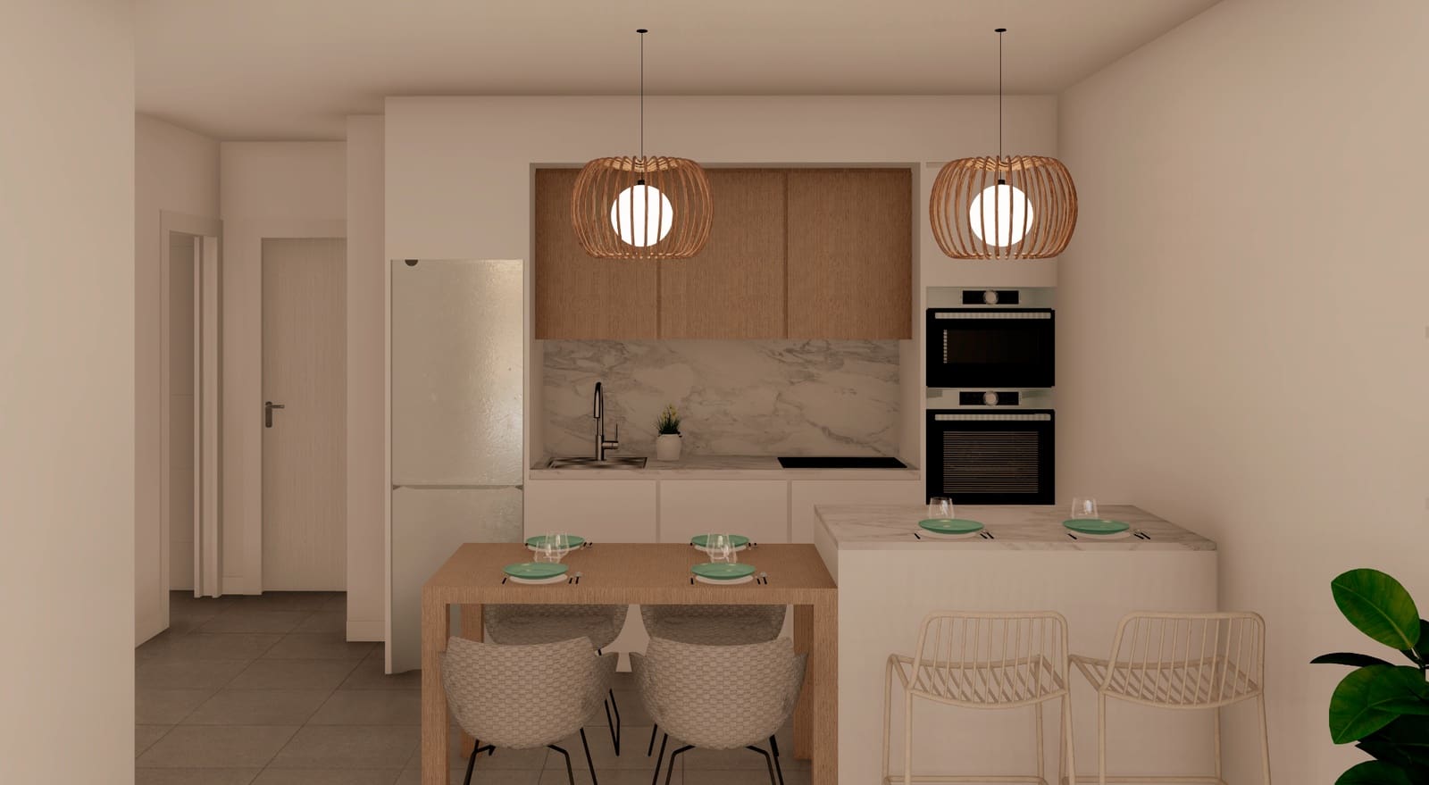 2 camera da letto Appartamento in vendita in Roldan con piscina - 212.000 € (Rif: 9404049)