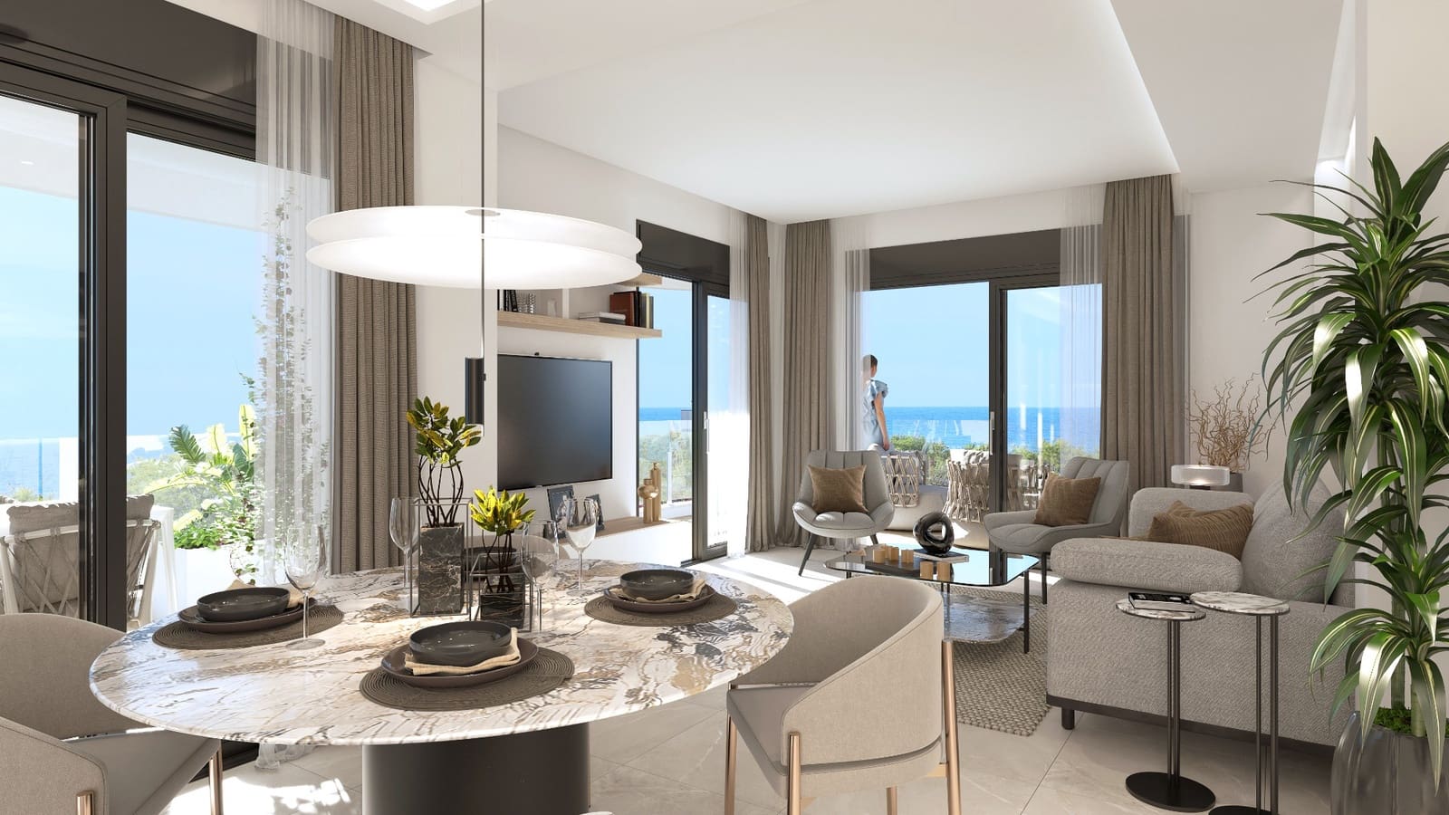 2 soveværelse Lejlighed til salg i Playa Flamenca med swimmingpool - € 310.000 (Ref: 9404054)