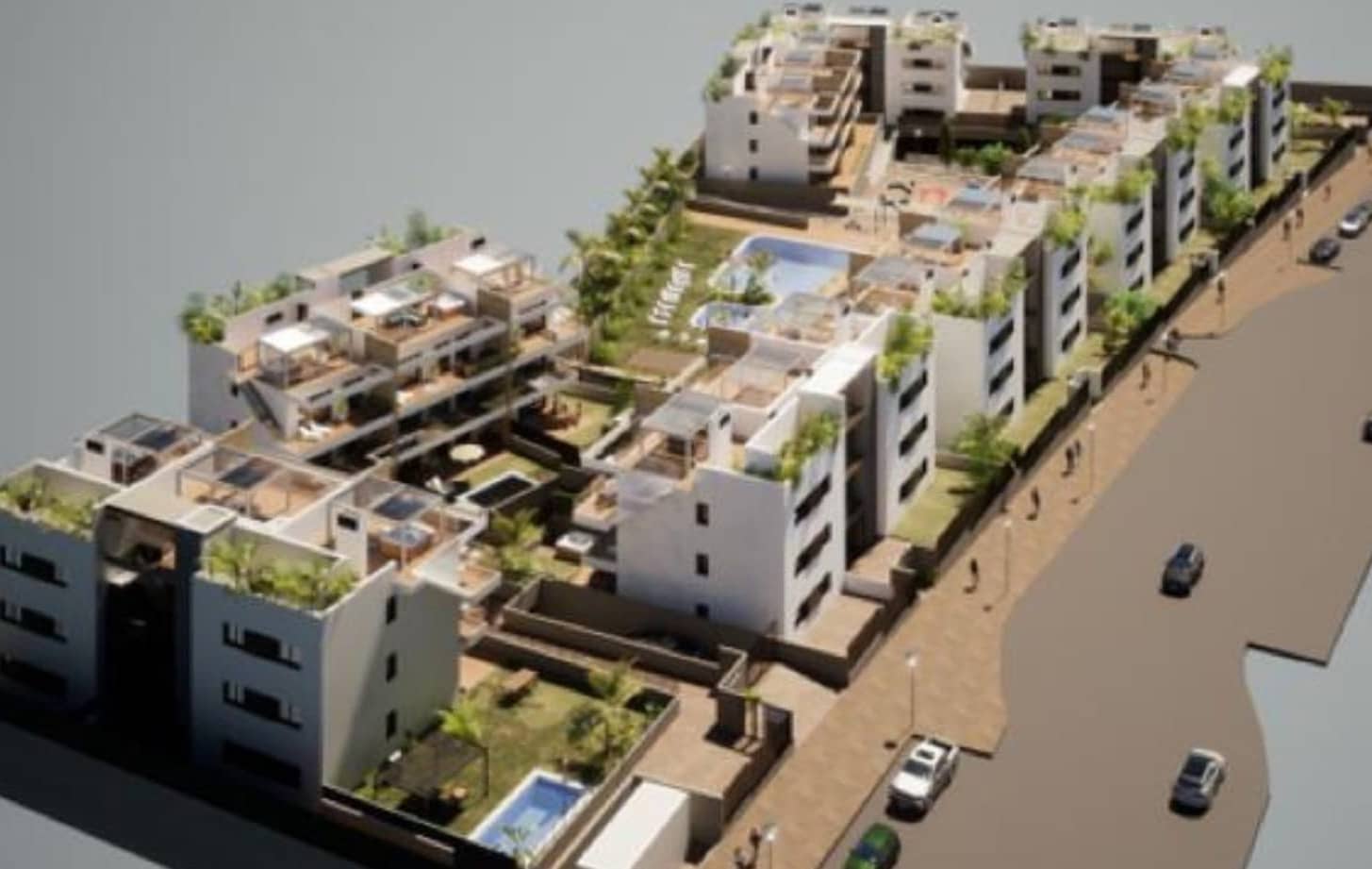 2 makuuhuone Huoneisto myytävänä paikassa Finestrat mukana uima-altaan - 320 000 € (Ref: 9404069)