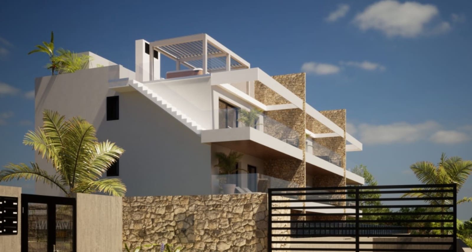 2 makuuhuone Huoneisto myytävänä paikassa Finestrat mukana uima-altaan - 320 000 € (Ref: 9404069)