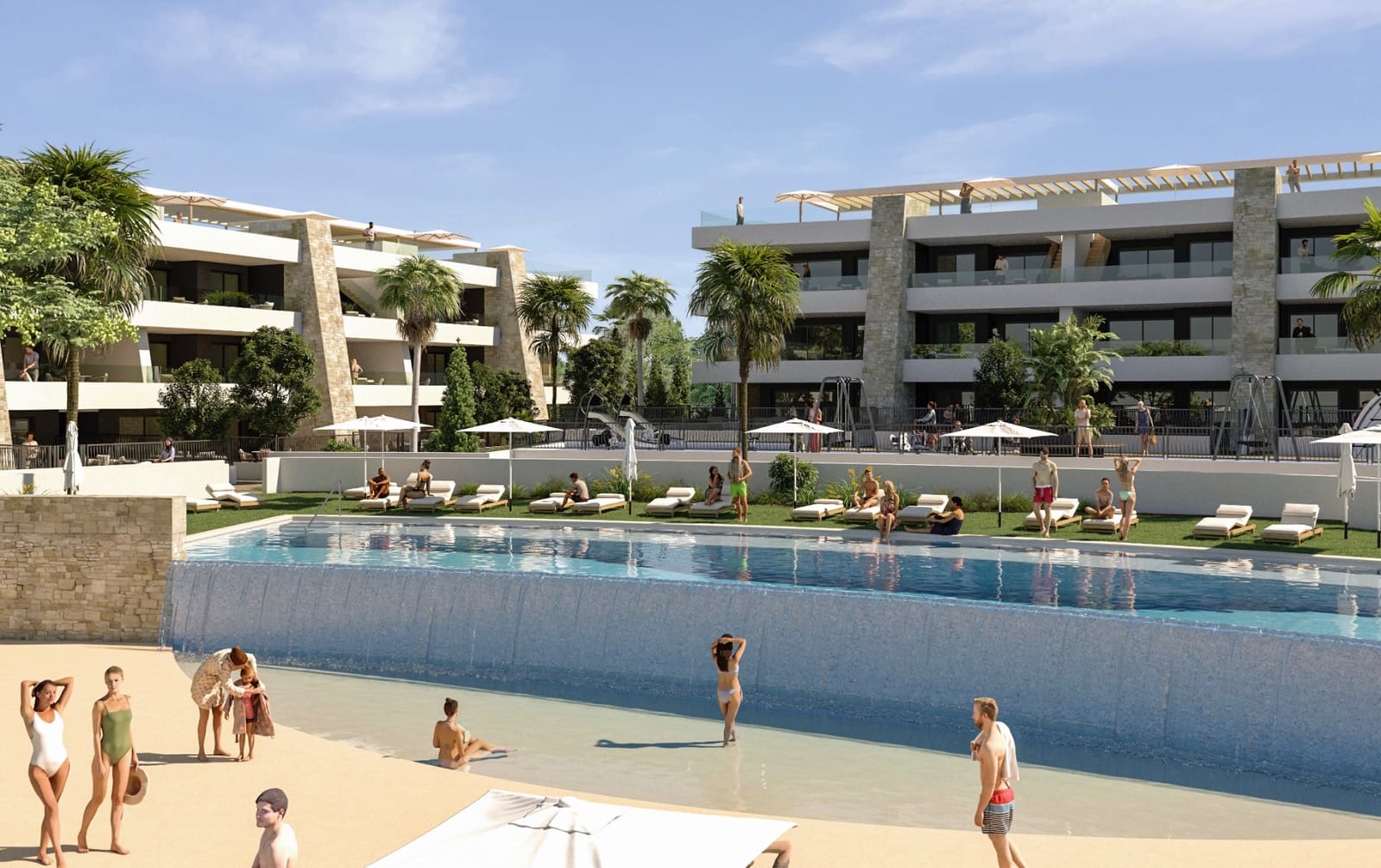 2 bedroom Apartment for sale in Aspe with pool - € 255,000 (Ref: 9404114)