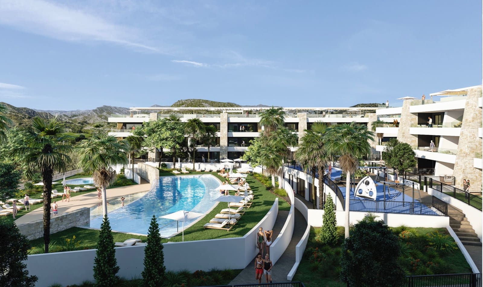 2 bedroom Apartment for sale in Aspe with pool - € 255,000 (Ref: 9404114)