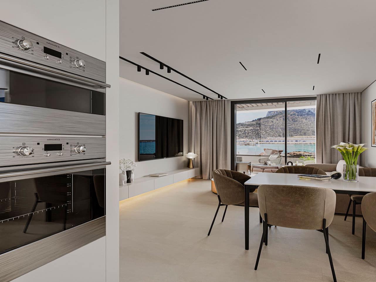 2 makuuhuone Huoneisto myytävänä paikassa Calpe / Calp mukana uima-altaan - 524 000 € (Ref: 9404130)