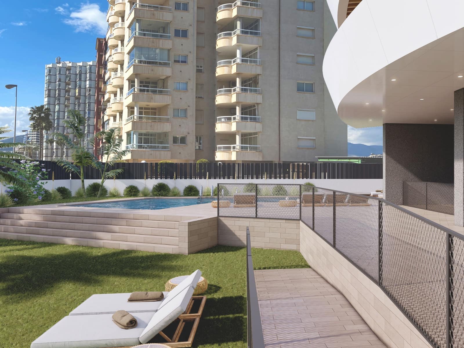 2 makuuhuone Huoneisto myytävänä paikassa Calpe / Calp mukana uima-altaan - 524 000 € (Ref: 9404130)