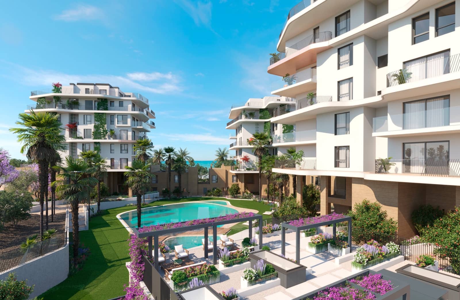 Apartamento de 2 habitaciones en La Villajoyosa / Vila Joiosa en venta con piscina - 397.000 € (Ref: 9404162)