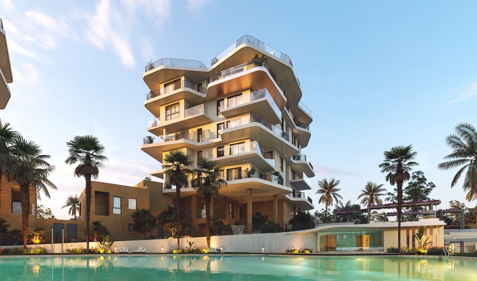 Apartamento de 2 habitaciones en La Villajoyosa / Vila Joiosa en venta con piscina - 397.000 € (Ref: 9404162)