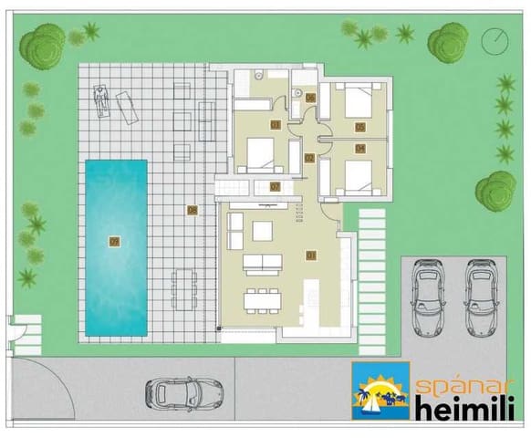 3 bedroom Villa for sale in Las Colinas Golf, Orihuela with pool - € 795,000 (Ref: 9404213)