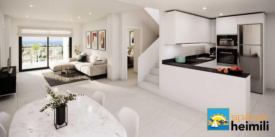 3 sypialnia Penthouse na sprzedaż w Torrevieja z basenem - 530 000 € (Ref: 9404245)