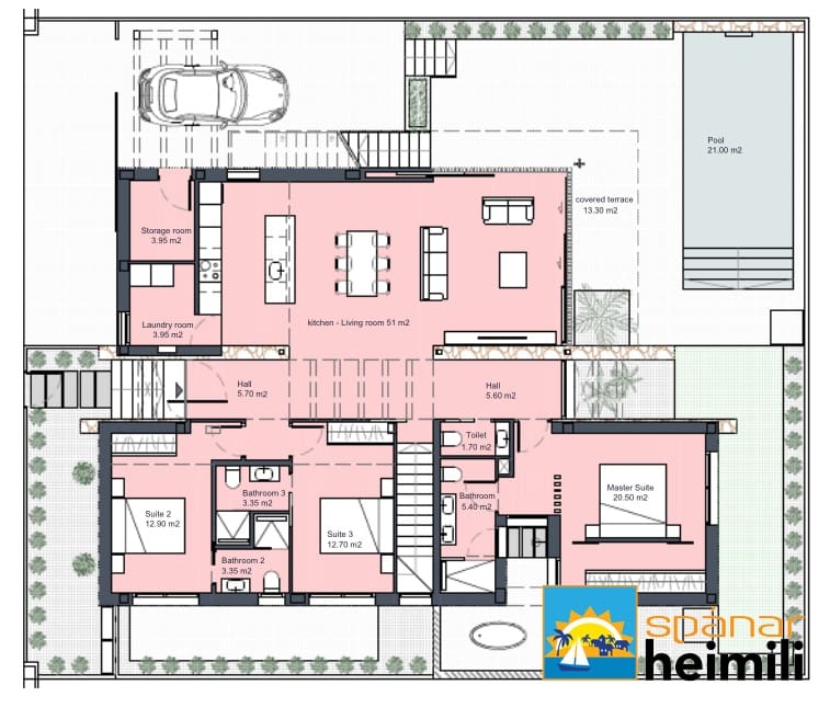 3 bedroom Villa for sale in Los Alcazares with pool - € 780,000 (Ref: 9404269)