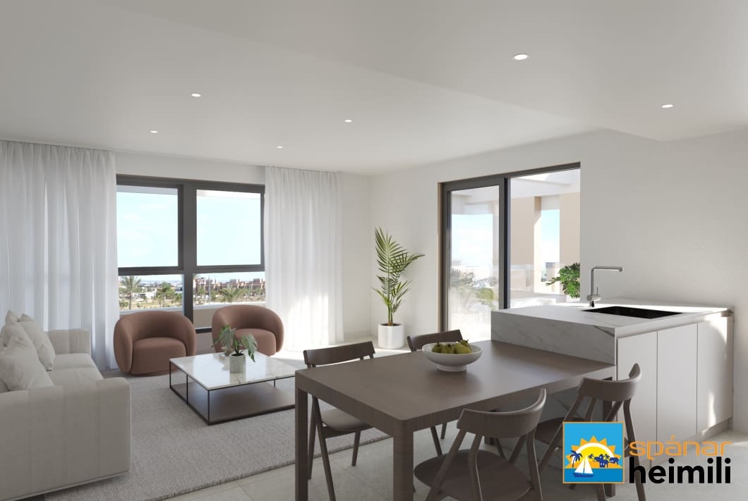 1 soveværelse Lejlighed til salg i Los Alcazares med swimmingpool - € 525.000 (Ref: 9404300)