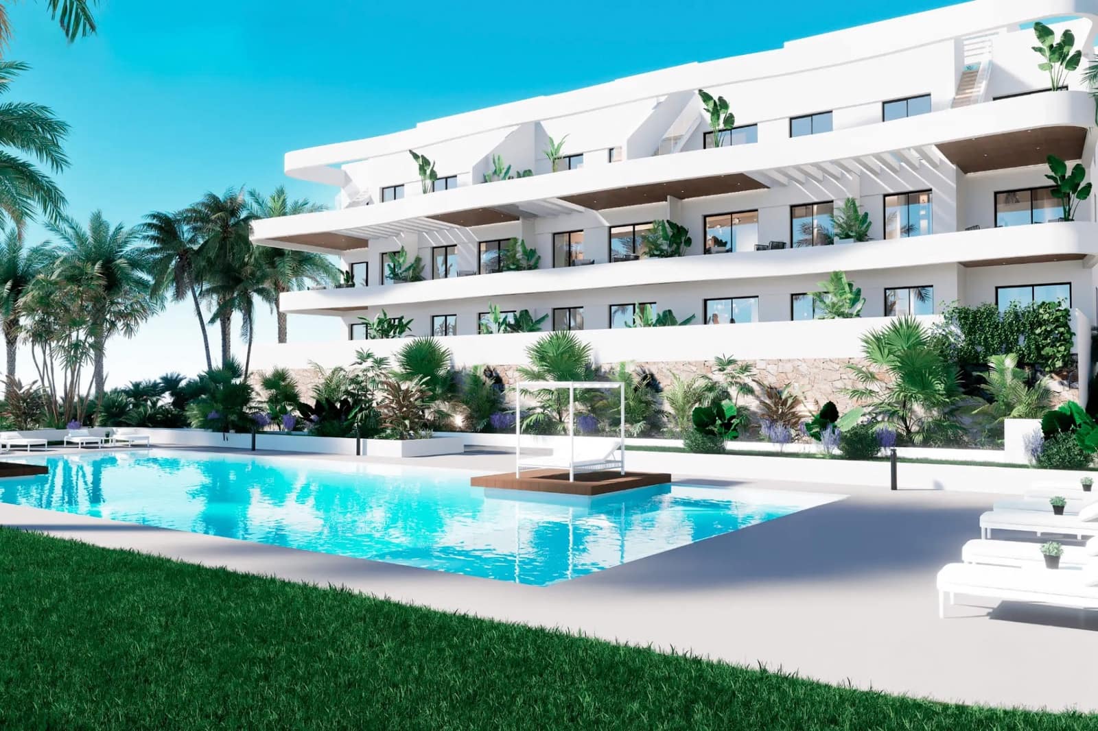 2 makuuhuone Huoneisto myytävänä paikassa Finestrat mukana uima-altaan - 249 000 € (Ref: 9404321)