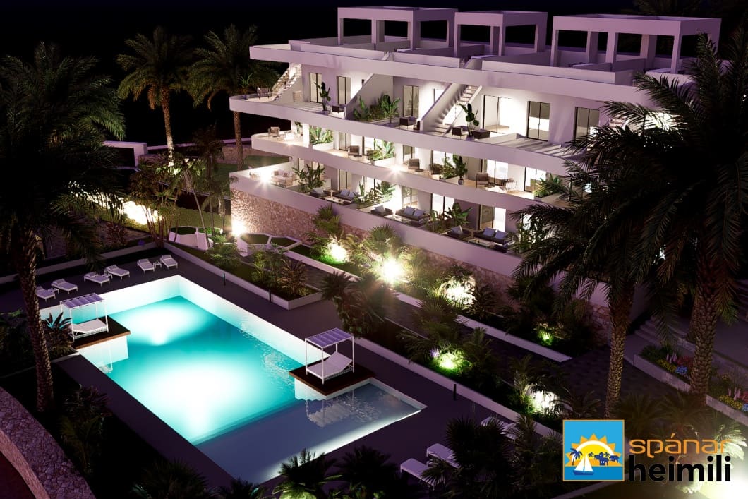 2 makuuhuone Huoneisto myytävänä paikassa Finestrat mukana uima-altaan - 249 000 € (Ref: 9404321)