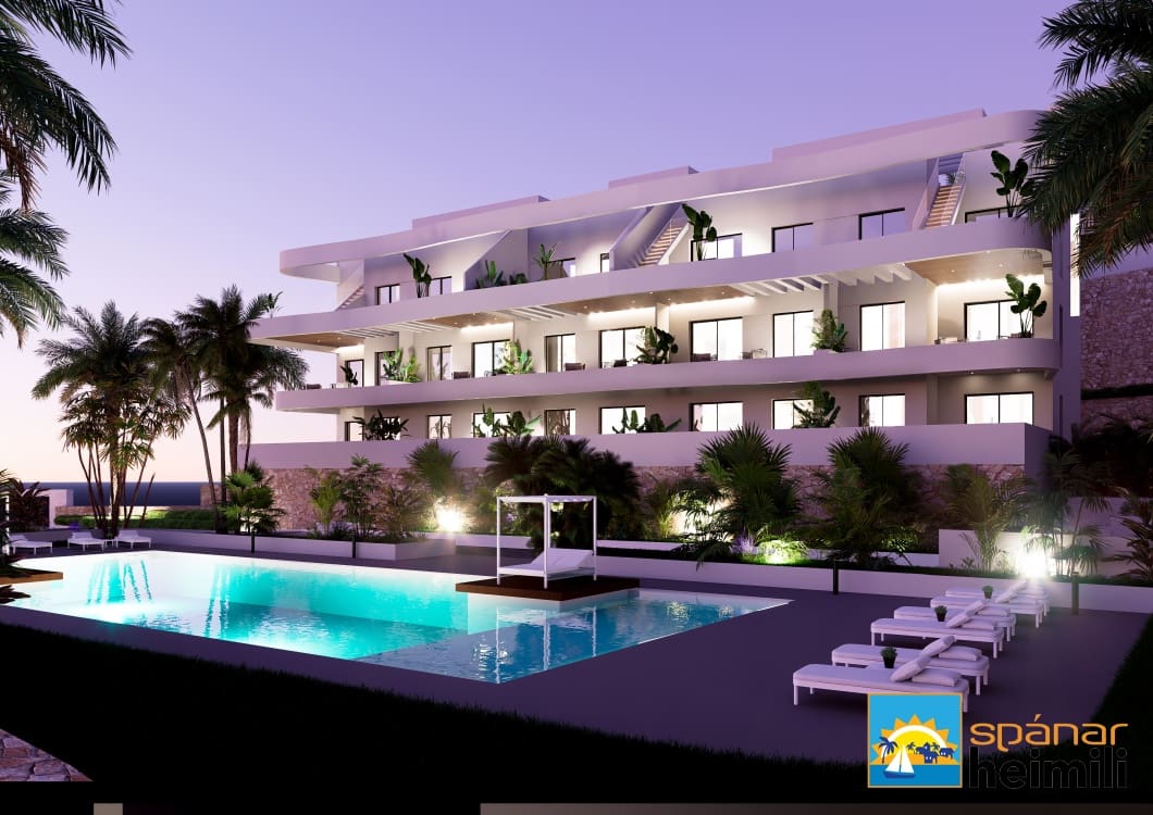 2 makuuhuone Huoneisto myytävänä paikassa Finestrat mukana uima-altaan - 249 000 € (Ref: 9404321)