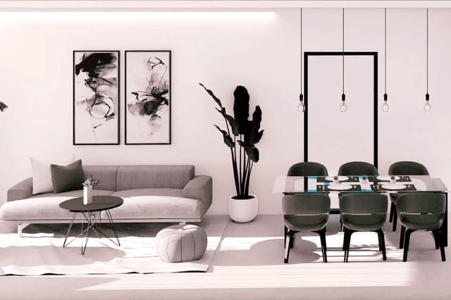 2 makuuhuone Huoneisto myytävänä paikassa Balcón de Finestrat - Terra Marina, Finestrat mukana uima-altaan - 249 000 € (Ref: 9404321)