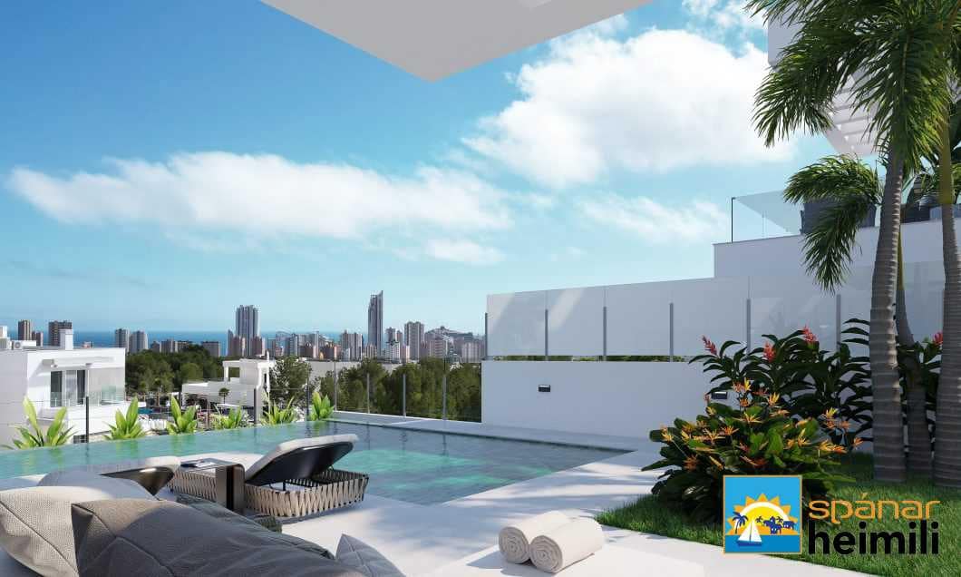 3 makuuhuone Huvila myytävänä paikassa Finestrat mukana uima-altaan - 1 080 000 € (Ref: 9404334)