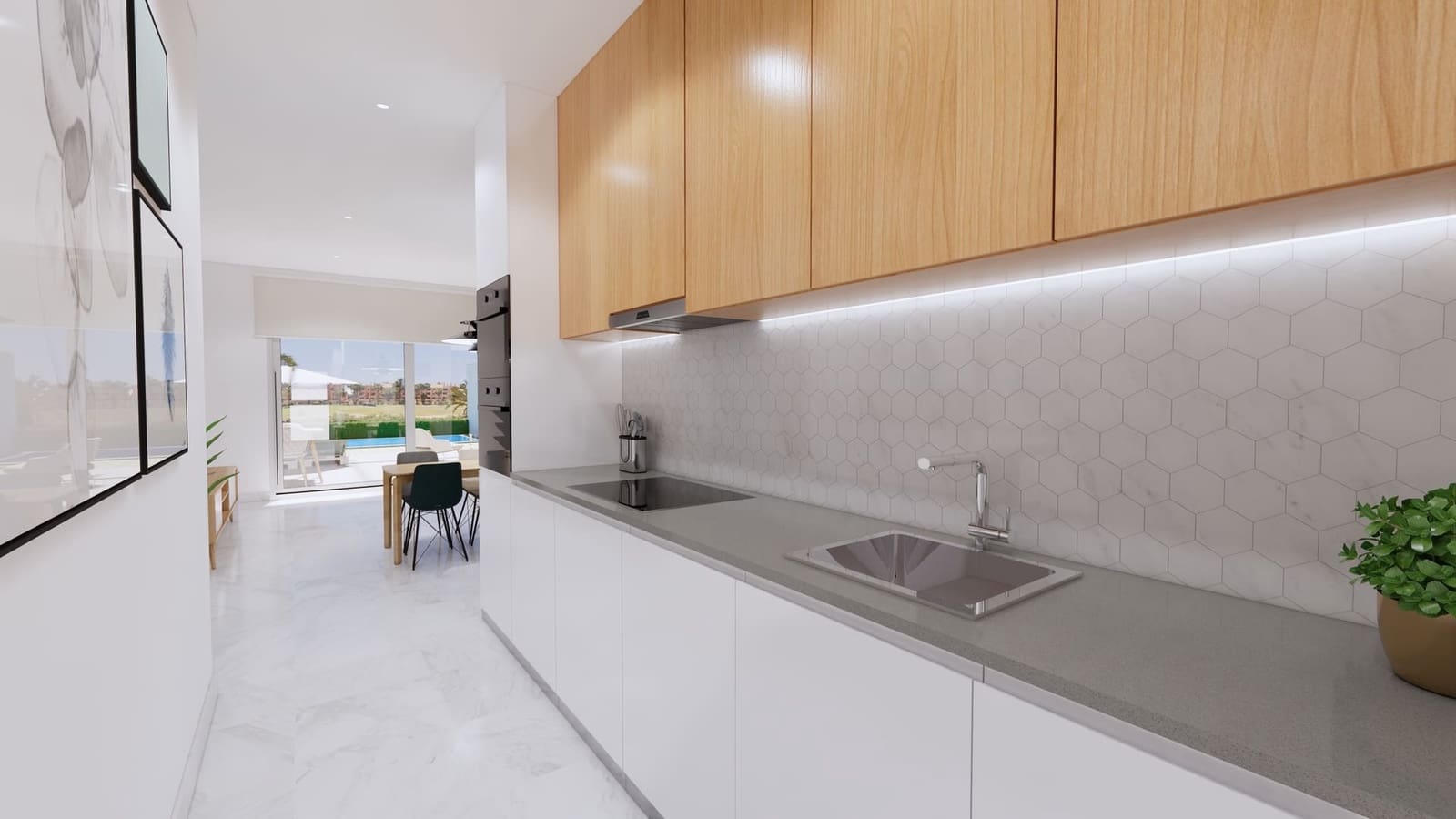 3 chambre Maison de Ville à vendre à Los Alcazares avec piscine - 357 000 € (Ref: 9730837)