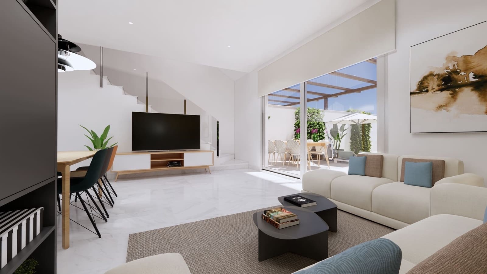 3 chambre Maison de Ville à vendre à Los Alcazares avec piscine - 357 000 € (Ref: 9730837)