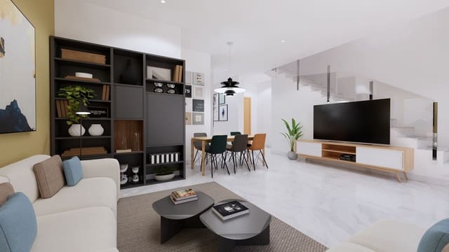 3 chambre Maison de Ville à vendre à Las Lomas de Rame - Bahía Bella, Los Alcázares avec piscine - 357 000 € (Ref: 9730837)