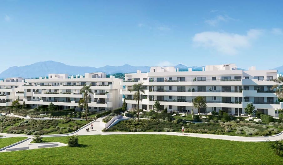 3 sovrum Lägenhet till salu i Estepona med pool garage - 412 000 € (Ref: 7028225)