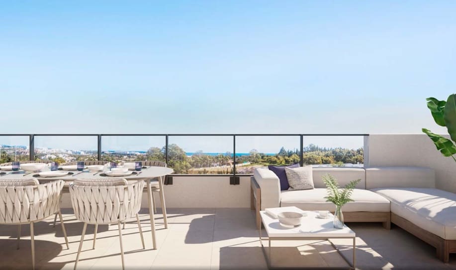 3 sovrum Lägenhet till salu i Estepona med pool garage - 412 000 € (Ref: 7028225)